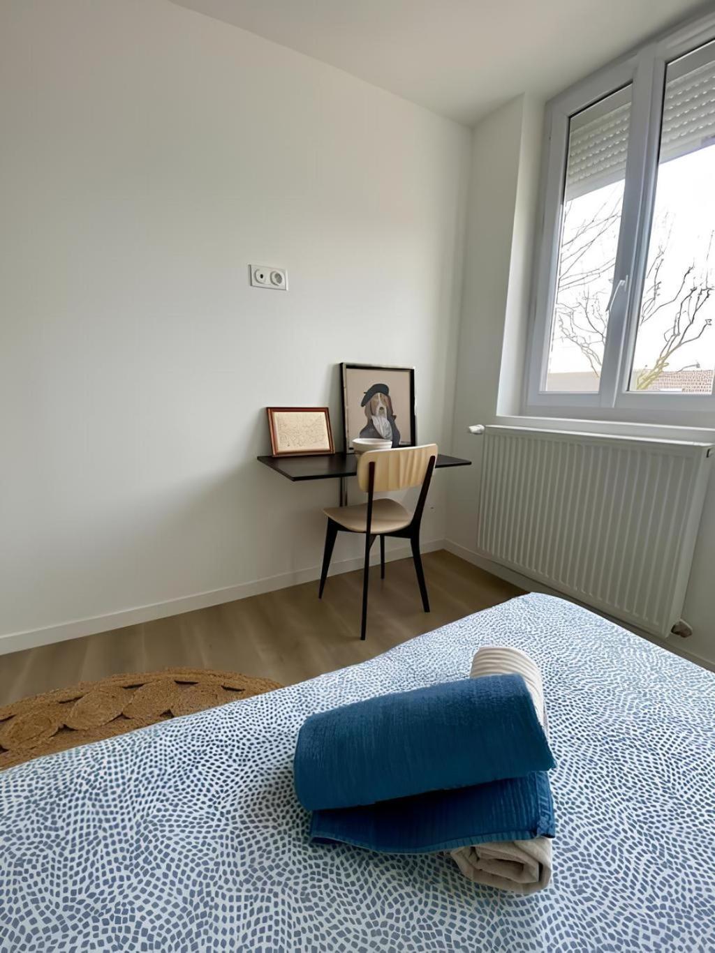 Maison Familiale Avec Exterieur Menage Et Linges Inclus Rouen Bagian luar foto