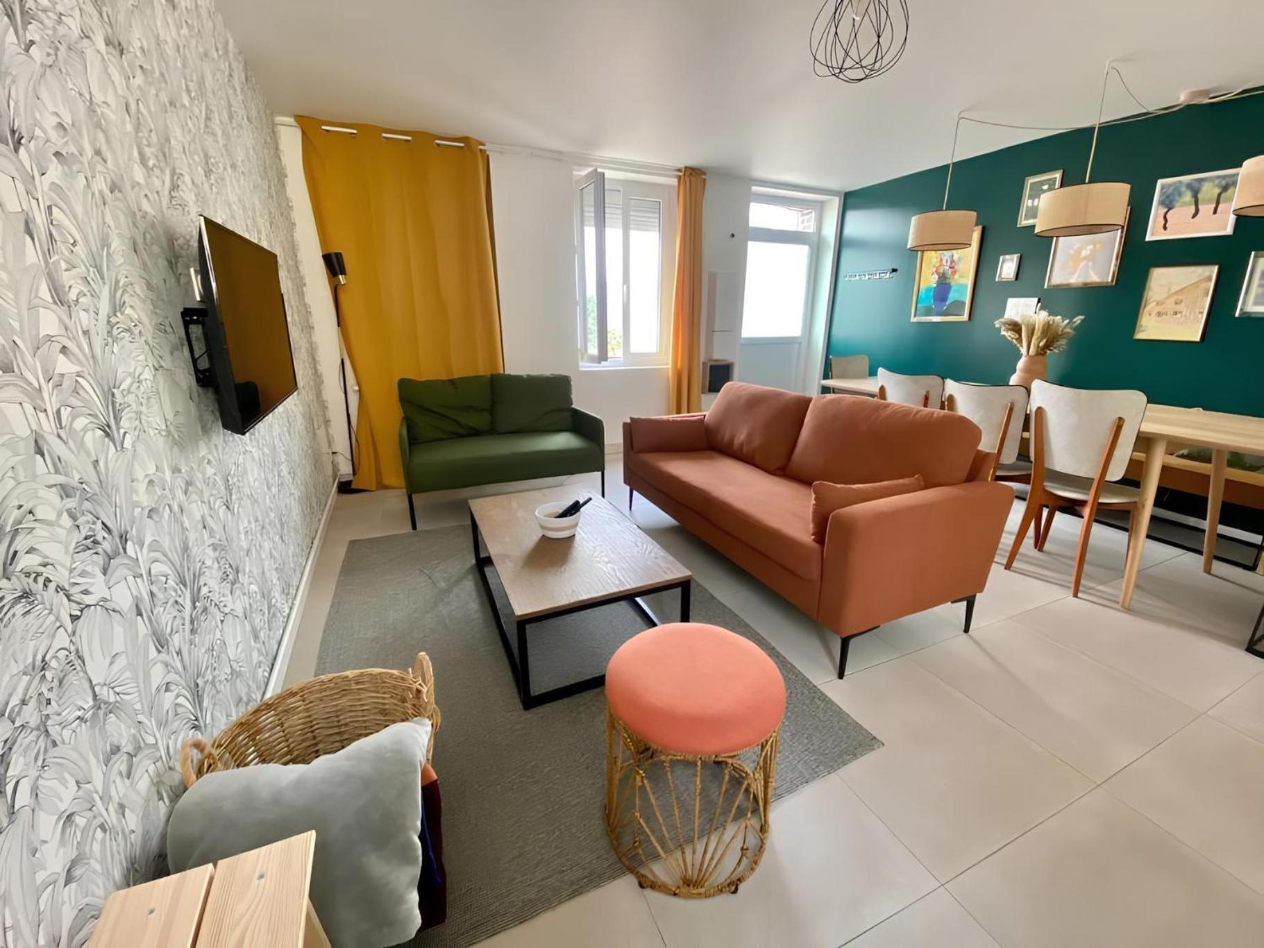 Maison Familiale Avec Exterieur Menage Et Linges Inclus Rouen Bagian luar foto